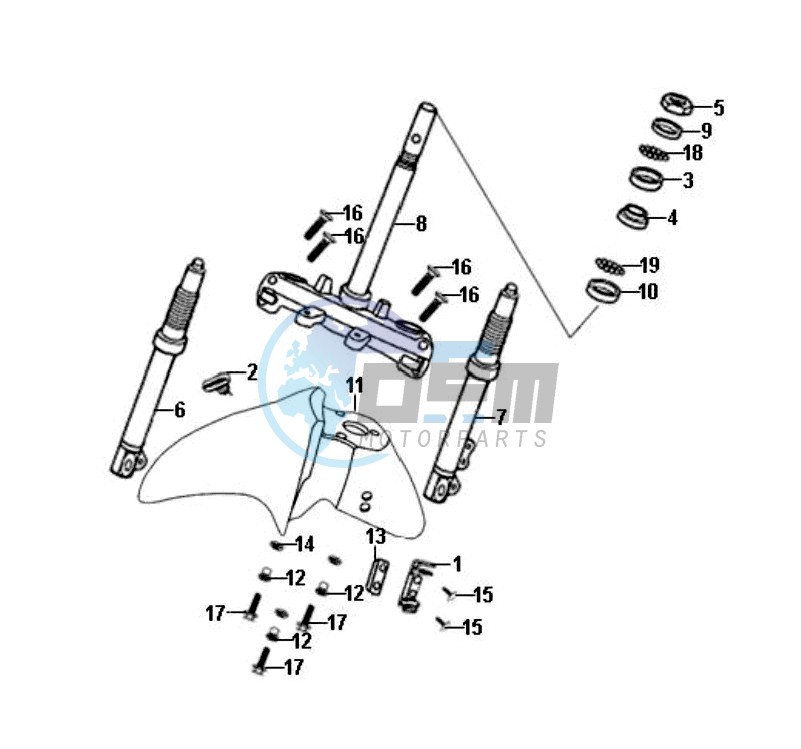 STEERING  STEM FRONT CUSHION