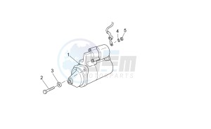 Norge 1200 IE 8V EU and 2016 USA-CN drawing Starter motor