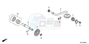 CRF450XC drawing OIL PUMP