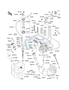 JF 650 A [X2] (A6-A9) [X2] drawing FUEL TANK