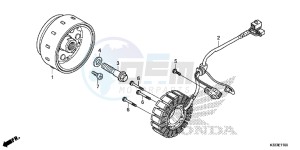 CBR250RF CBR250R Europe Direct - (ED) drawing GENERATOR