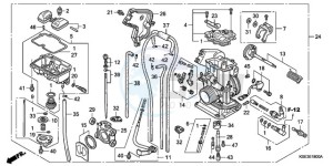 CRF150RB9 Australia - (U) drawing CARBURETOR