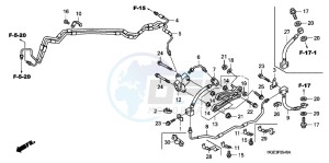 VFR1200FB drawing BRAKE HOSE