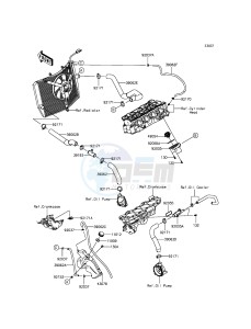 NINJA_ZX-6R ZX636EFF FR GB XX (EU ME A(FRICA) drawing Water Pipe