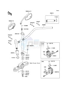 VN1700_CLASSIC_TOURER_ABS VN1700DDF GB XX (EU ME A(FRICA) drawing Handlebar