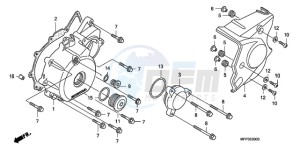 CB1300S9 Australia - (U / BCT MME TWO TY2) drawing LEFT CRANKCASE COVER