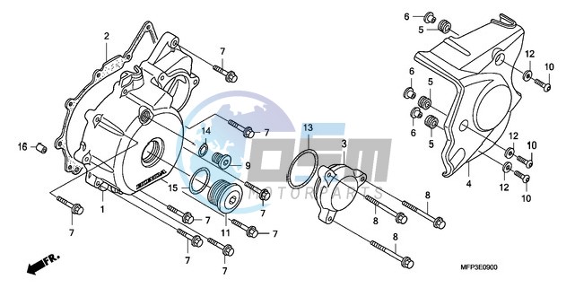 LEFT CRANKCASE COVER