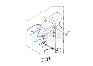 TDM 850 drawing SEAT