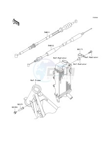 KX 100 A [KX100 MONSTER ENERGY] (A6F - A9FA) D8F drawing CABLES