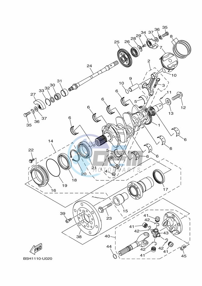 CRANKSHAFT & PISTON