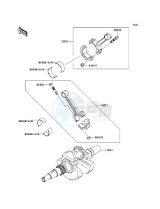 KVF650 4x4 KVF650D7F EU GB drawing Crankshaft