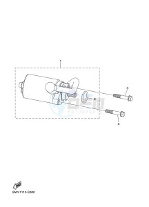 YFZ50 (BW43) drawing STARTING MOTOR