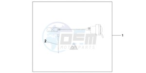 XL1000VA9 UK - (E / ABS MKH) drawing 12V DC SOCKET