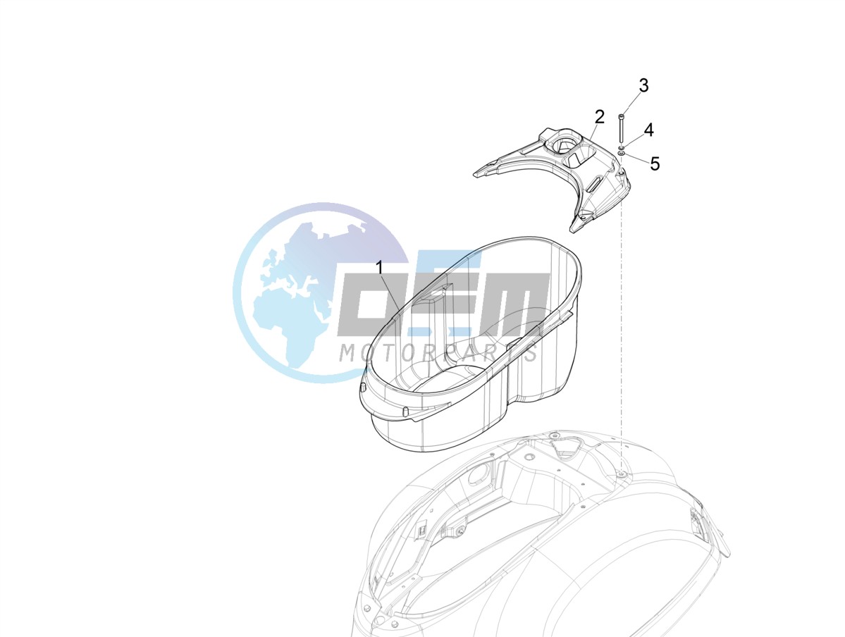 Helmet housing - Undersaddle