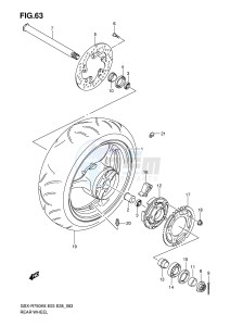 GSX-R750 (E3-E28) drawing REAR WHEEL