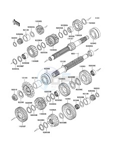 Z1000 ZR1000B7F FR GB XX (EU ME A(FRICA) drawing Transmission