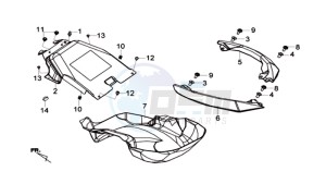 MAXSYM 600 I ABS EXECUTIVE EURO4 L7 drawing REAR GRIP