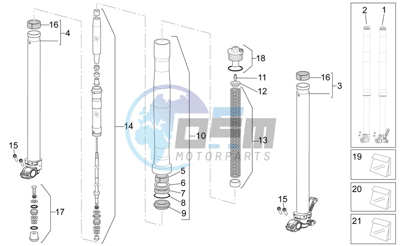 Front fork I