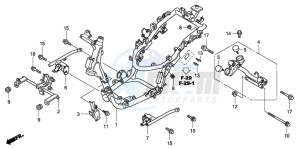 PES125R drawing FRAME BODY