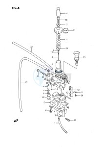 LT80 (P28) drawing CARBURETOR