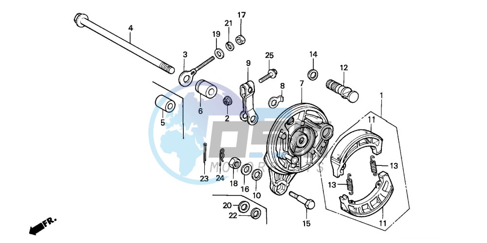 REAR BRAKE PANEL