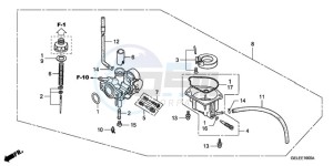 CRF50F9 Europe Direct - (ED) drawing CARBURETOR