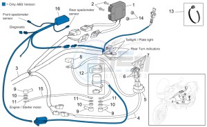 ETV 1000 Capo Nord - Rally Capo Nord drawing Electrical system II