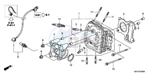 NSC50MPDE NSC50MPDE UK - (E) drawing CYLINDER HEAD