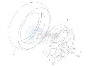 GTV 300HPE SEI GIORNI IE E4 ABS (EMEA) drawing Front wheel