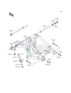 VN 800 B [VULCAN 800 CLASSIC] (B1-B5) [VULCAN 800 CLASSIC] drawing SWINGARM