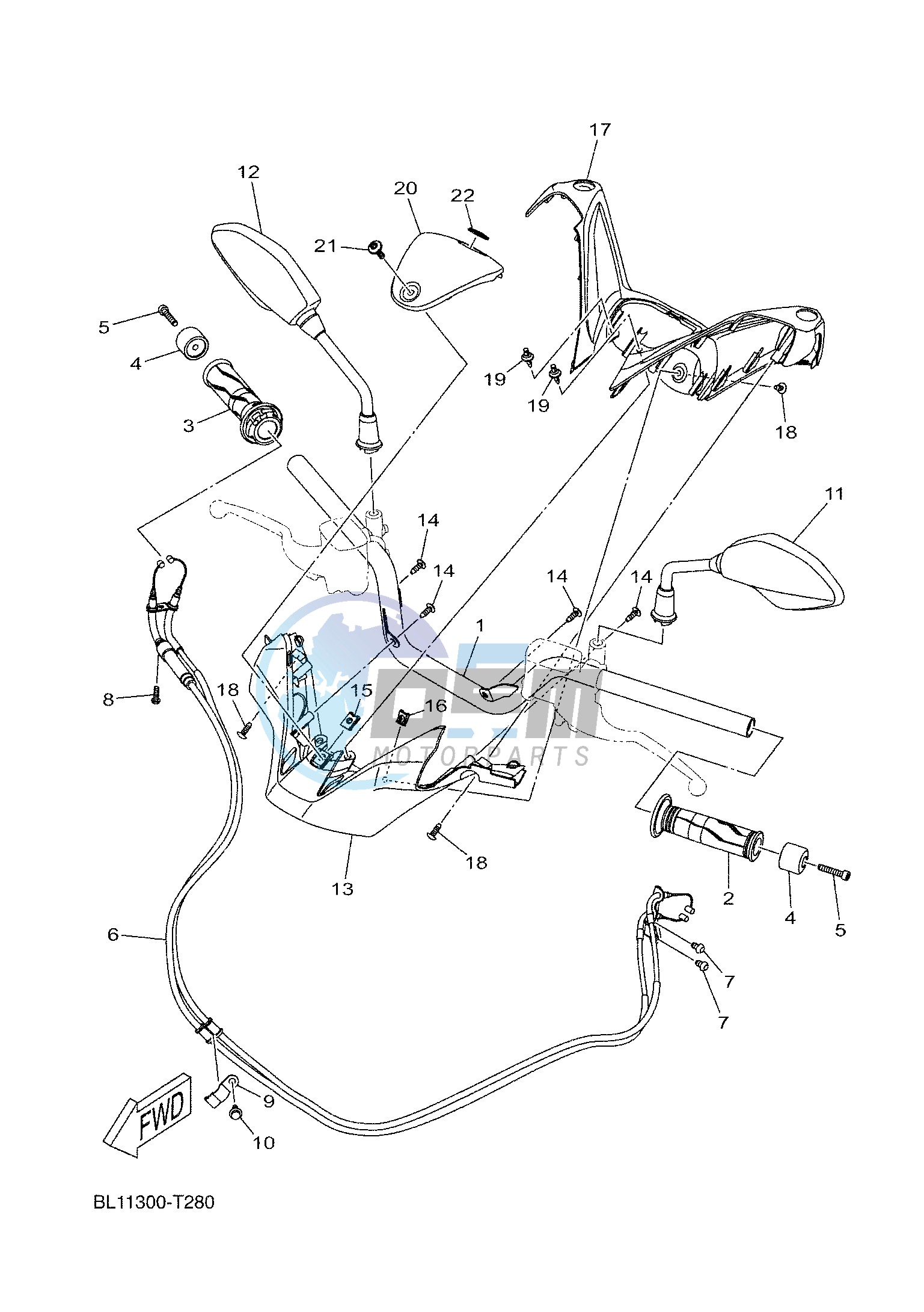 STEERING HANDLE & CABLE