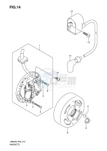 JR80 (P28) drawing MAGNETO