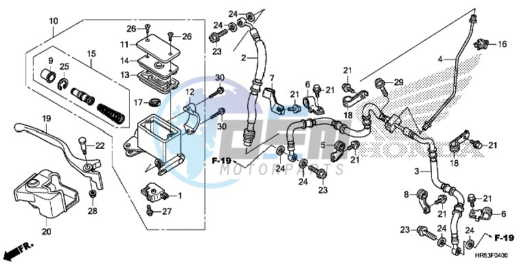 FRONT BRAKE MASTER CYLINDER