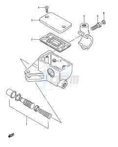 LS650 (E28) SAVAGE drawing FRONT MASTER CYLINDER (LS650PG PJ PK PL,MODEL M N P)