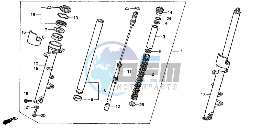 FRONT FORK (CB900F4/5/6/7)