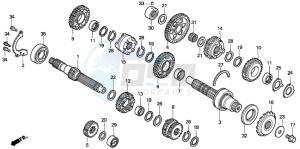 VF750C drawing TRANSMISSION