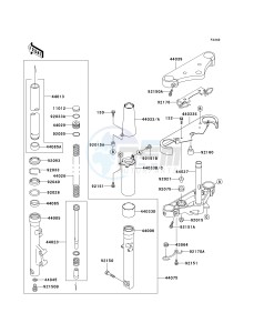 VN 1500 E [VULCAN 1500 CLASSIC] (E7) [VULCAN 1500 CLASSIC] drawing FRONT FORK