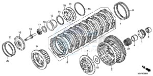 CBR1000RRC drawing CLUTCH