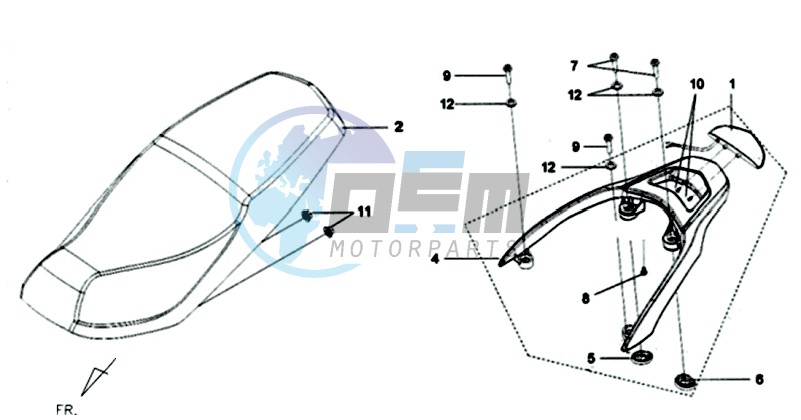 BUDDY SEAT REAR CARRIER