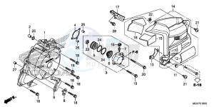 VFR1200XF CrossTourer - VFR1200X 2ED - (2ED) drawing A.C. GENERATOR COVER