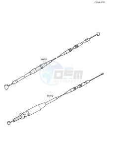 KX 250 C [KX250] (C2) [KX250] drawing CABLES -- 84 KX250-C2- -