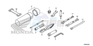 TRX500FA5G TRX500FA Europe Direct - (ED) drawing TOOLS