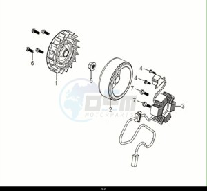 SYMPHONY CARGO 50 (AY05W9-EU) (E5) (M1) drawing AC GEN. ASSY