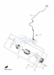 YZ250F (B7BL) drawing STARTING MOTOR