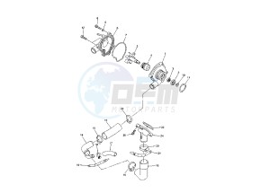 FZ6 FAZER ABS 600 drawing WATER PUMP