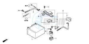 SH125S drawing BATTERY