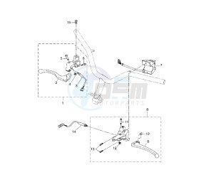 BW'S EASY 50 drawing HANDLE SWITCH AND LEVER