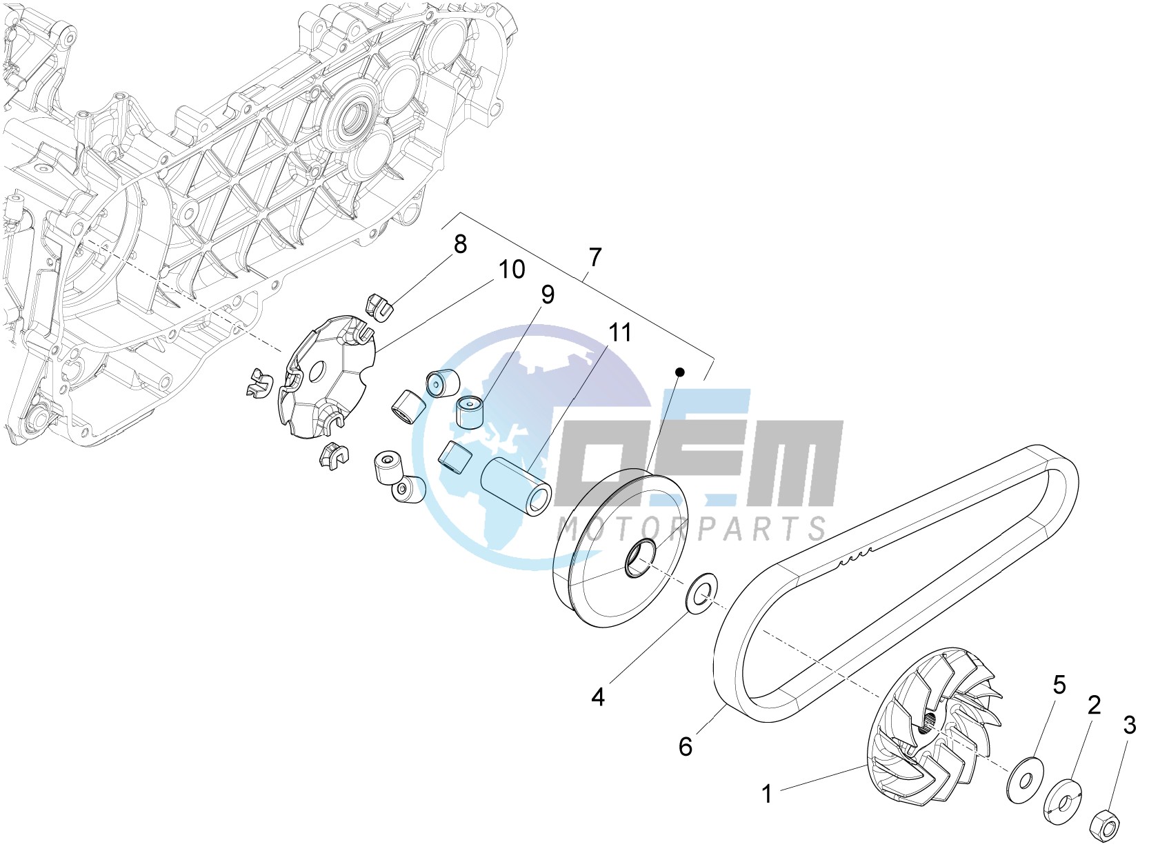 Driving pulley