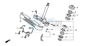 CMX250C REBEL drawing STEERING STEM