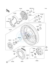 ER 500 C [ER5] (C1-C2) [ER5] drawing REAR HUB